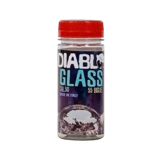 CONFEZIONE DA 55 BIGLIE DIABLO GLASS CAL.50 DEFENCE SYSTEM