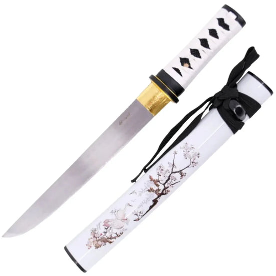 SPADA TANTO CON lama in acciaio al carbonio FODERO CHIARO S6046B THIRD AMONT