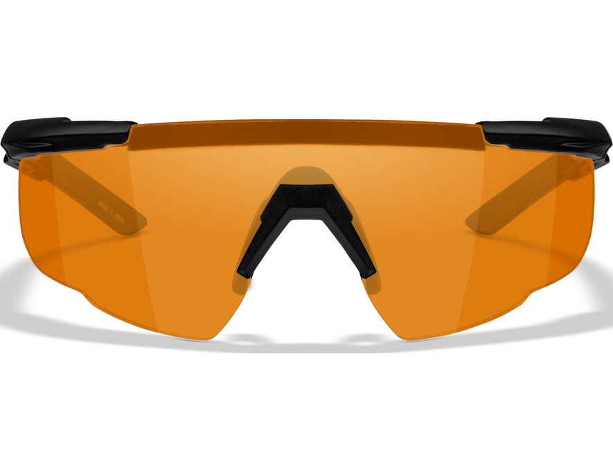 OCCHIALI PROTTETTIVI BALISTICI SABER ADVANCED SET CON TRE LENTI E MONTATURA NERA WILEY X