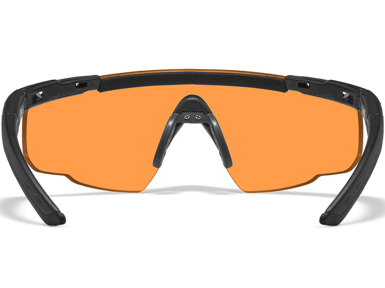 OCCHIALI PROTTETTIVI BALISTICI SABER ADVANCED SET CON TRE LENTI E MONTATURA NERA WILEY X