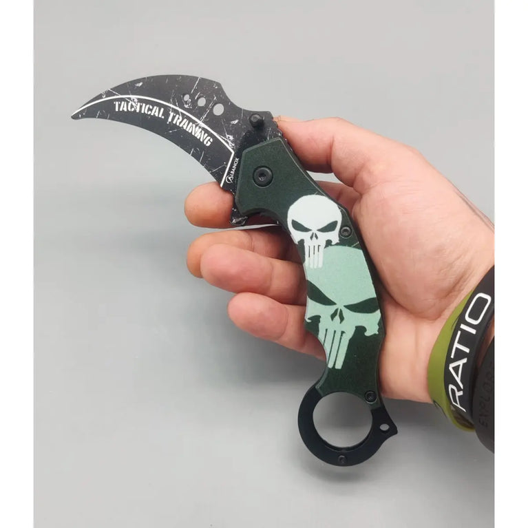 COLTELLO KARAMBIT AD APERTURA ASSISTITA DA ALLENAMENTO ALBAINOX