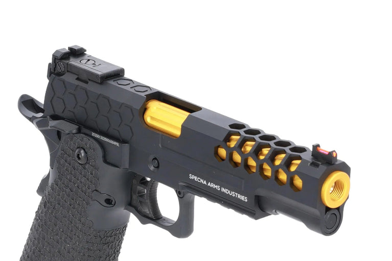 PISTOLA SOFTAIR A GAS/CO2 SA-VGP15 SERIE VAPOR NERA/DORATA SPECNA ARMS