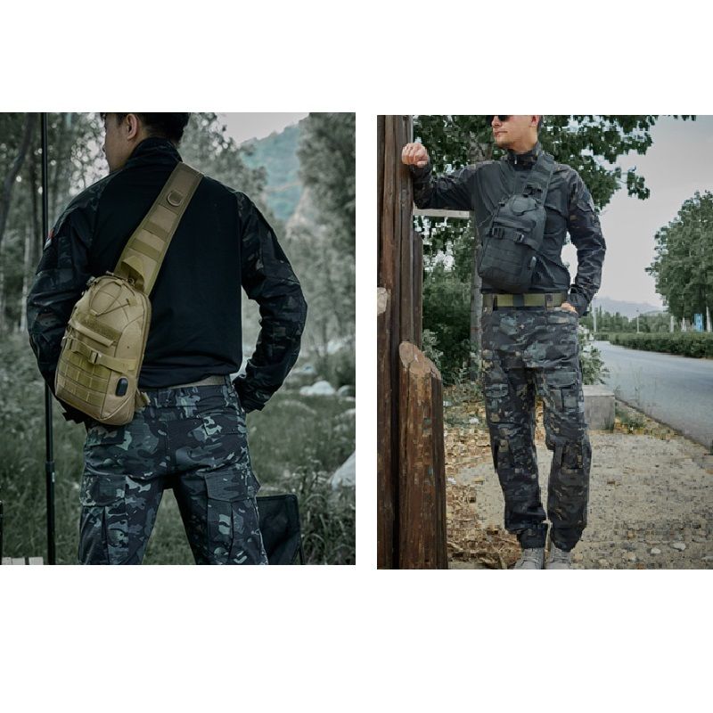 BORSA A TRACOLLA MULTIFUNZIONALE NERA