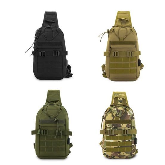 BORSA A TRACOLLA MULTIFUNZIONALE NERA