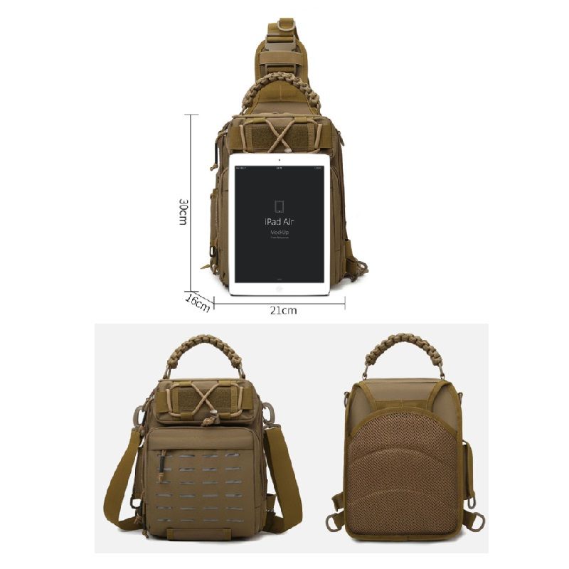 MARSUPIO PETTORALE MULTIFUNZIONE MULTICAM BLACK