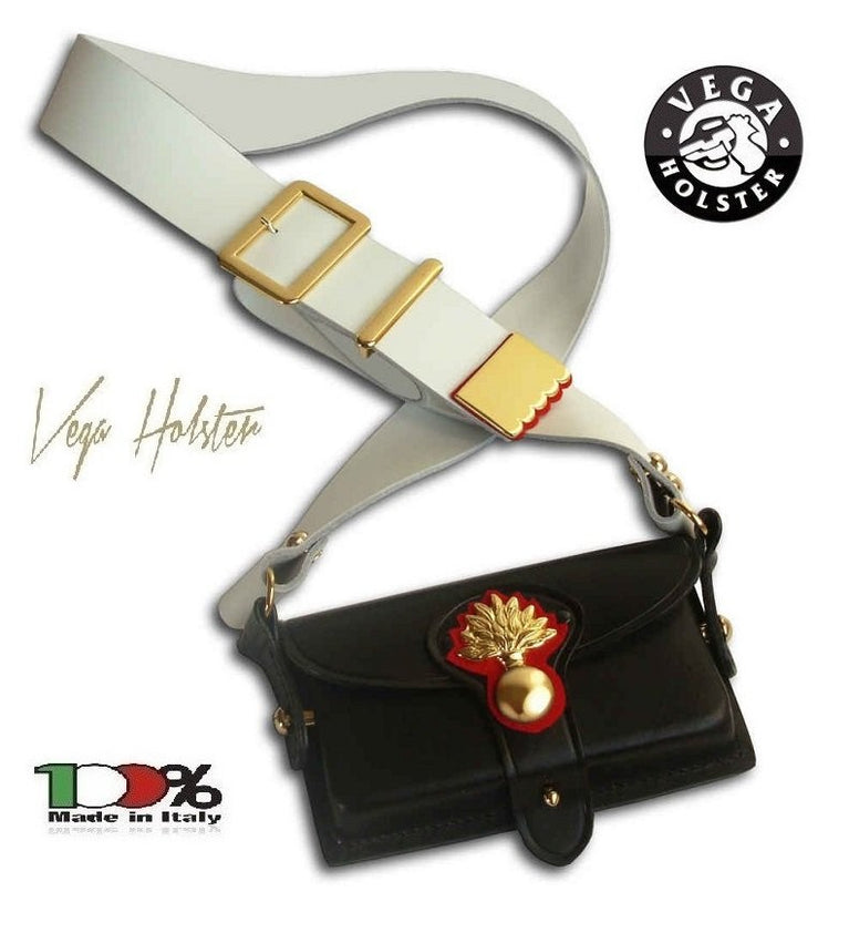 Bandoliera in Cuoio Carabinieri Granata ORO O ARGENTO