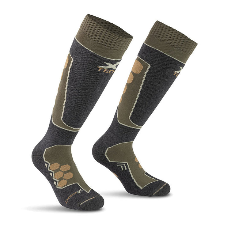 CALZE TECNICHE RAPTOR VERDI X-TECH