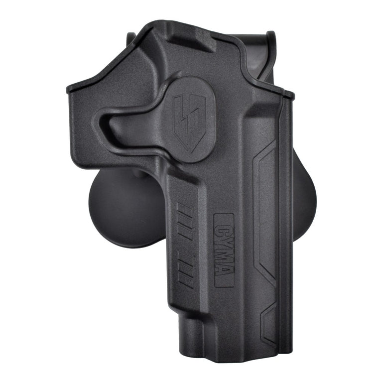 FONDINA RIGIDA DA CINTURA PER PISTOLE SERIE 92 NERA CYMA