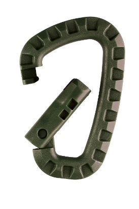 SET DA 2 MOSCHETTONI IN ABS OLIVE GREEN MIL-TEC