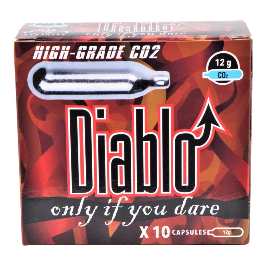 SET DA 10 CARTUCCE DA 12G DI CO2 DIABLO