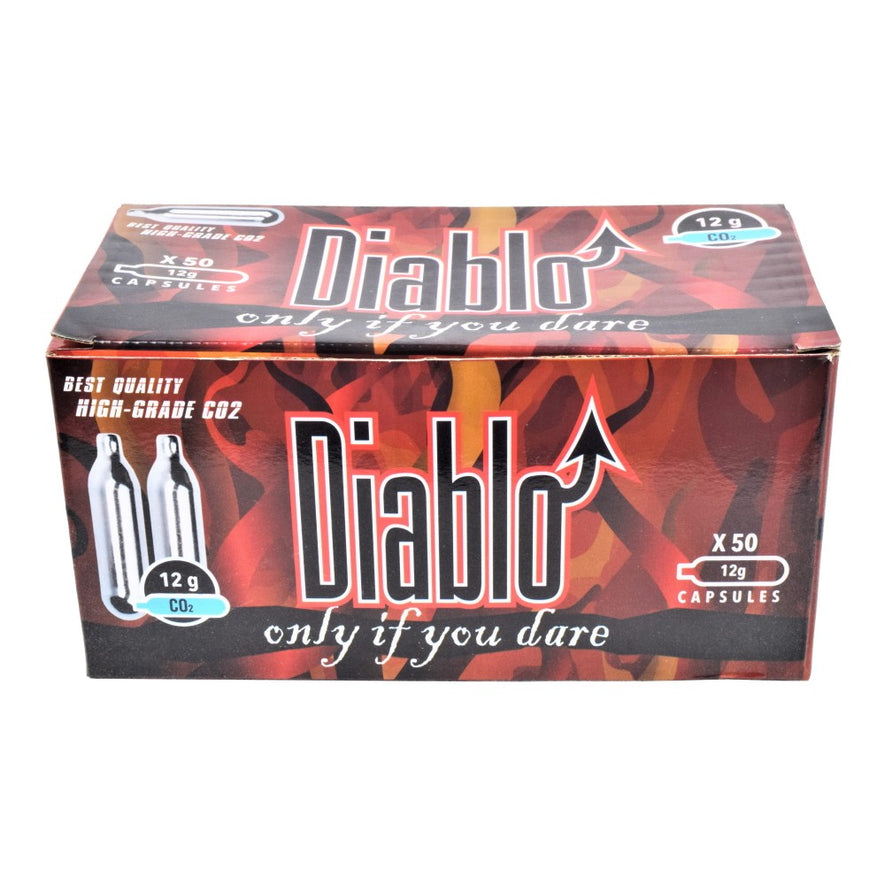 SET 50 CARTUCCE CO2 DA 12G DIABLO