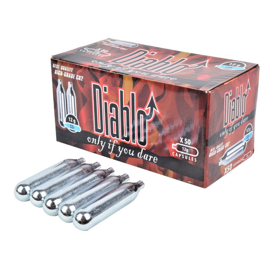 SET 50 CARTUCCE CO2 DA 12G DIABLO