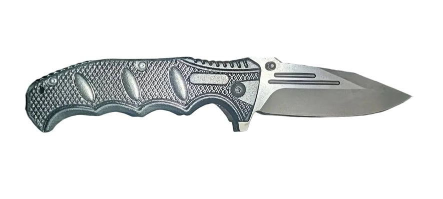 COLTELLO AD APERTURA ASSISTITA NERO CON FODERO THIRD AMONT