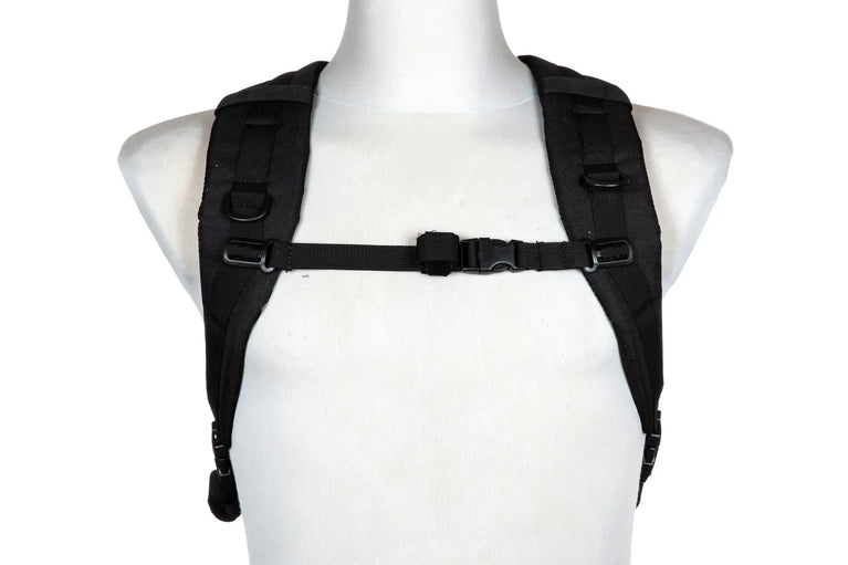 Zaino tattico leggero nero laser-cut nero GFC