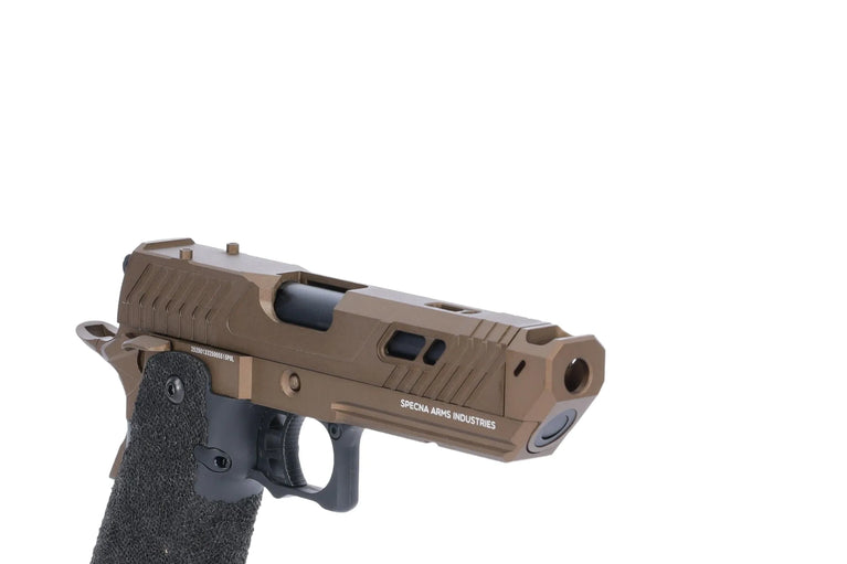 PISTOLA SOFTAIR A GAS/CO2 SA-VGP21 SERIE VAPOR NERA/MARRONE SPECNA ARMS