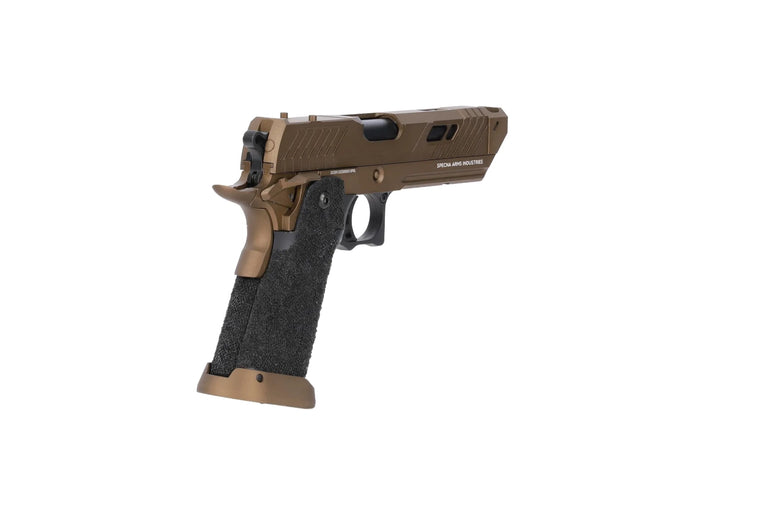 PISTOLA SOFTAIR A GAS/CO2 SA-VGP21 SERIE VAPOR NERA/MARRONE SPECNA ARMS