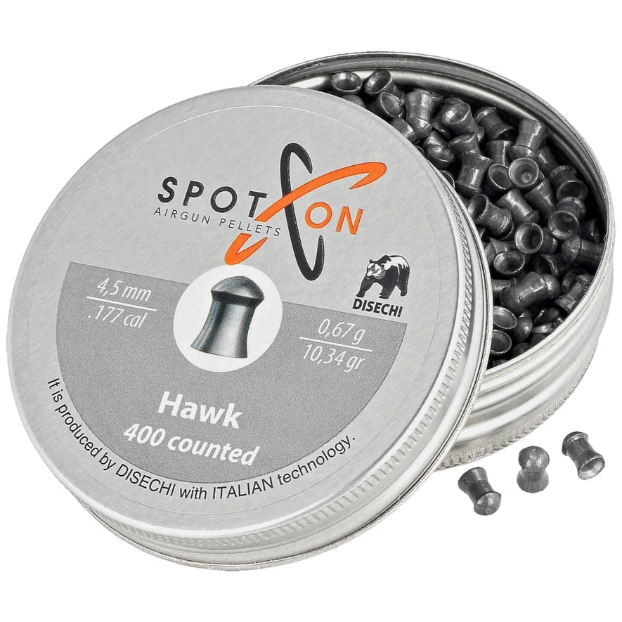 PIOMBINI HAWK CAL 4,5/.177 0,67g 400 PCS SPOT ON