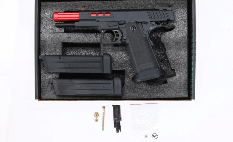 PISTOLA SOFTAIR A GAS/CO2 SA-VGP12 SERIE VAPOR NERA/ROSSA SPECNA ARMS