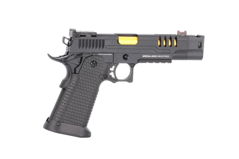 PISTOLA SOFTAIR A GAS/CO2 SA-VGP23 SERIE VAPOR NERA/DORATA SPECNA ARMS