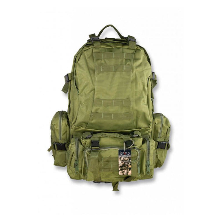 ZAINO TATTICO 50 LITRI COLORE VERDE OD BARBARIC