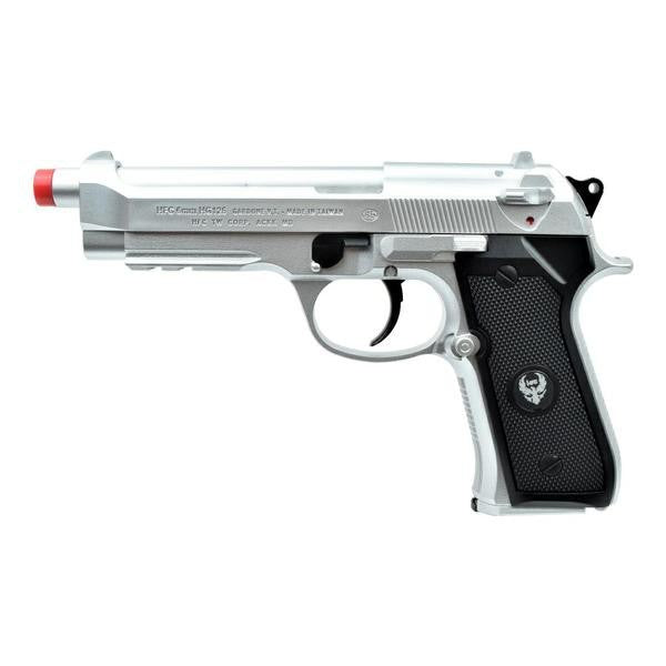 PISTOLA SOFTAIR A GAS HG-126 ARGENTATA HFC