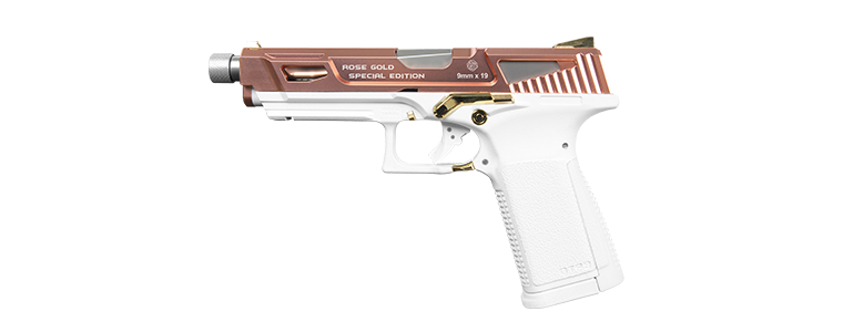 PISTOLA SOFTAIR GTP 9 MS SPECIAL EDITION ROSE & GOLD G&G