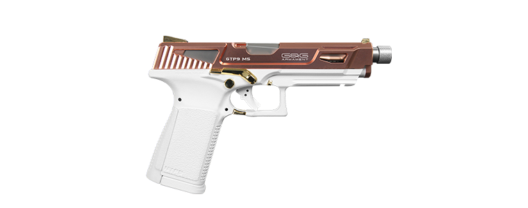 PISTOLA SOFTAIR GTP 9 MS SPECIAL EDITION ROSE & GOLD G&G