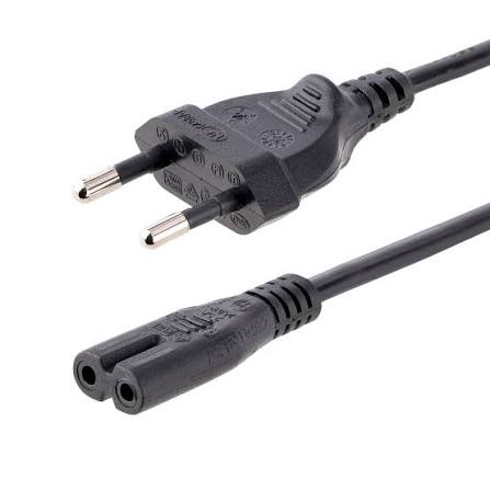 Cavo di alimentazione con spina europea, connettore C7, tipo C (lunghezza 22 cm)