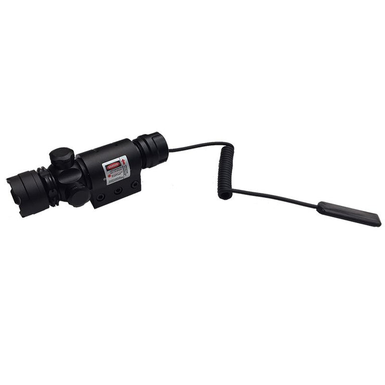 LASER REGOLABILE PUNTO ROSSO CON KIT ANELLI IN ALLUMINIO JS TACTICAL