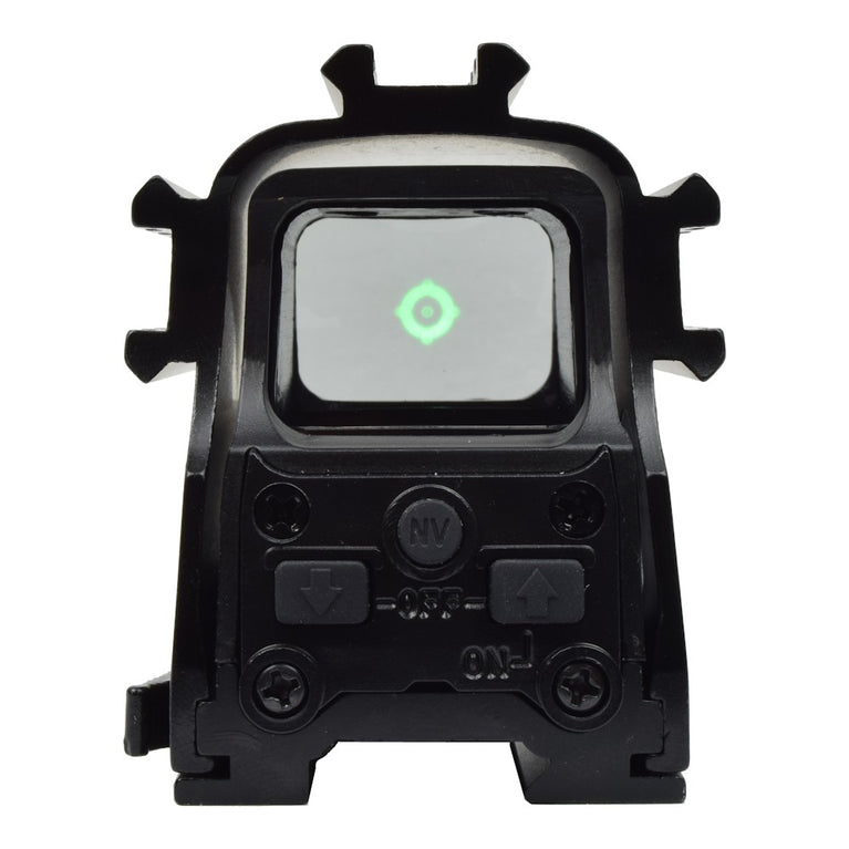 MIRINO OLOGRAFICO TIPO EOTECH CON LASER ROSSO JS TACTICAL