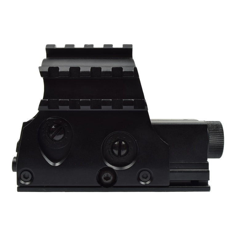 MIRINO OLOGRAFICO TIPO EOTECH CON LASER ROSSO JS TACTICAL