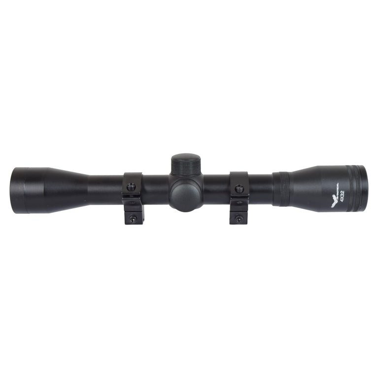 OTTICA 4x32 CON ANELLI BASSSI DA 11mm NERO JS-TACTICAL