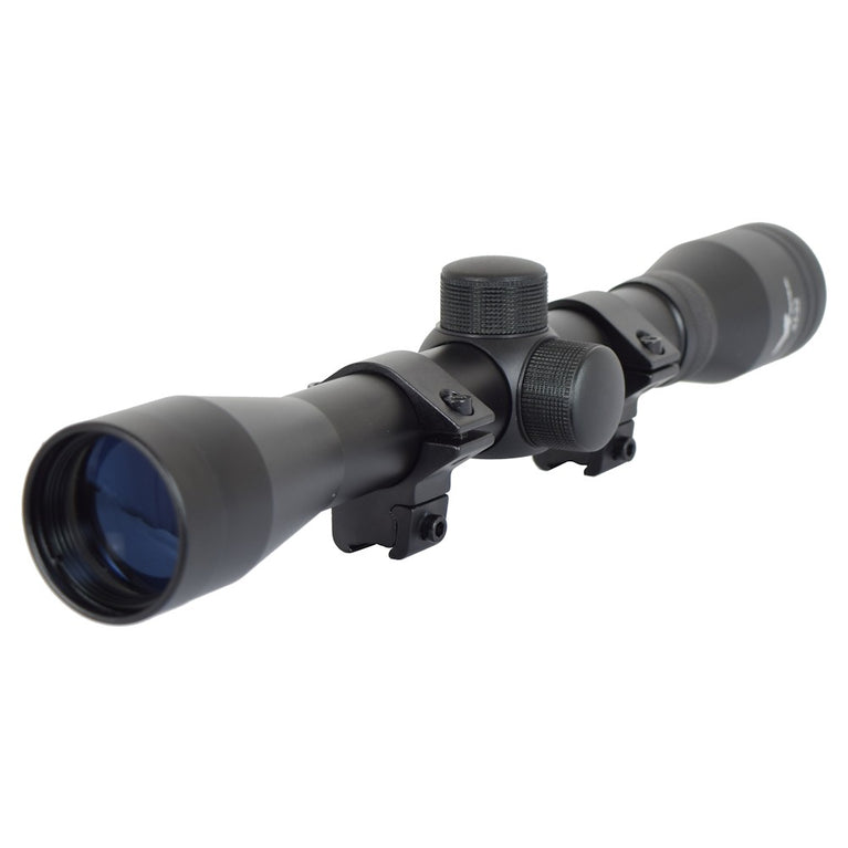 OTTICA 4x32 CON ANELLI BASSSI DA 11mm NERO JS-TACTICAL