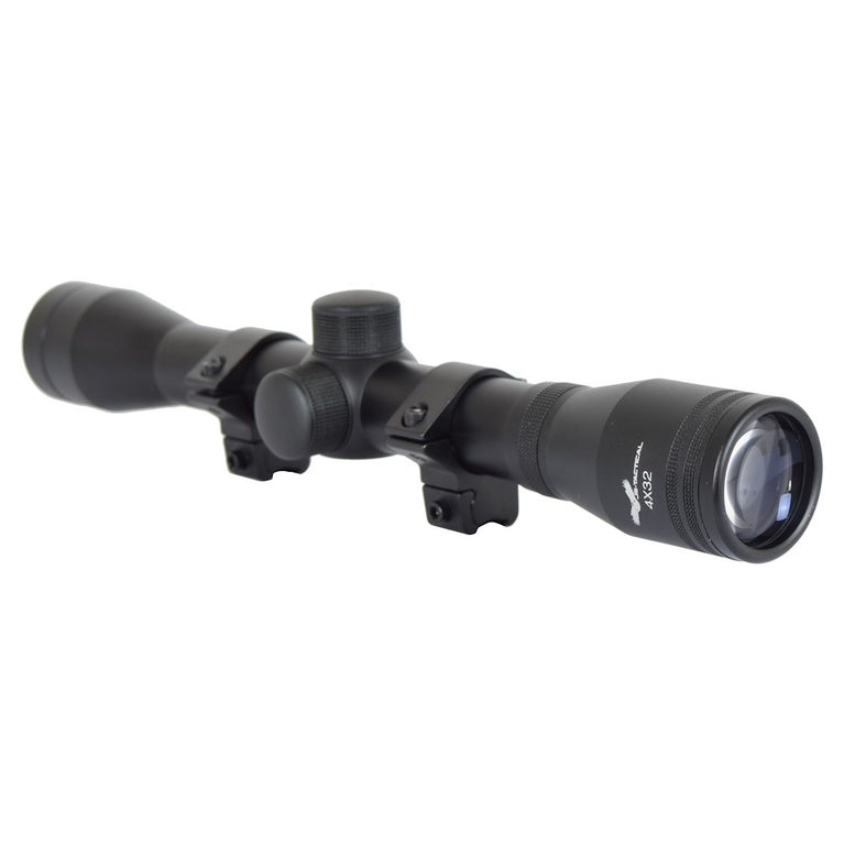 OTTICA 4x32 CON ANELLI BASSSI DA 11mm NERO JS-TACTICAL