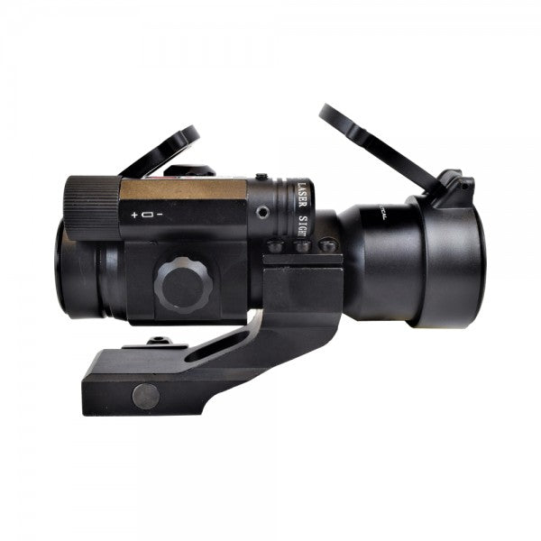 RED DOT CON LASER ROSSO LENTE 38MM JS TACTICAL