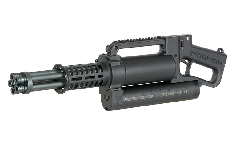 MINIGUN SOFTAIR CON 5 CANNE ROTANTI WE23-Plus WELL