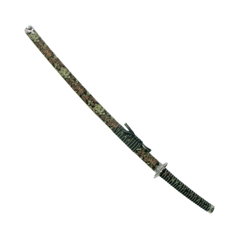 KATANA ORNAMENTALE IN SETA NERA