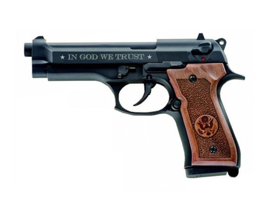 Pistola A SALVE MODELLO 92 Auto CAL 9mm "IN GOD WE TRUST" KIMAR