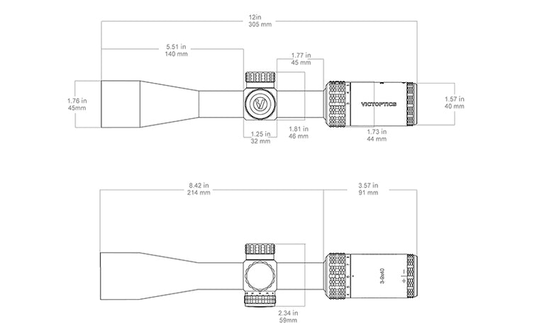 OTTICA 3-9x40 VECTOR OPTICS