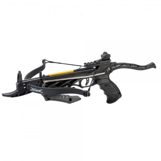 PISTOLA BALESTRA RICURVA ALLIGATOR TCS1 80 LIBBRE NERA MAN KUNG