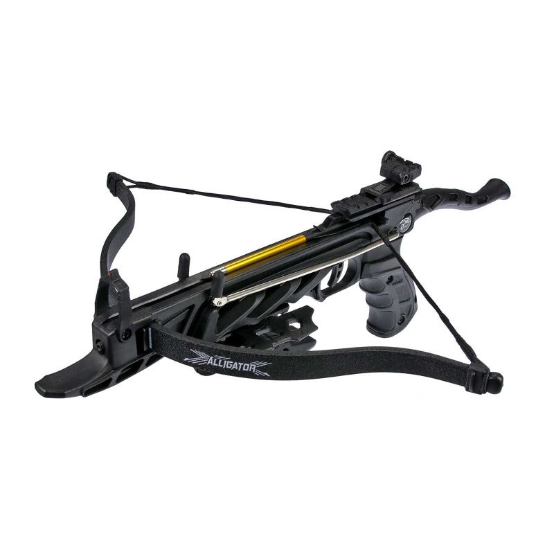 PISTOLA BALESTRA RICURVA ALLIGATOR TCS1 80 LIBBRE NERA MAN KUNG