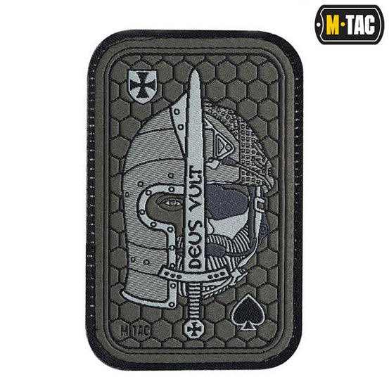 Patch Con Velcro Deus Vult Ace colore OLIVE M-TAC