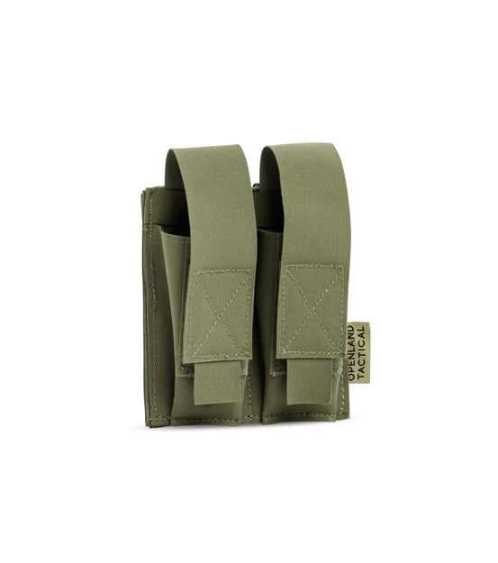 TASCA DOPPIA PORTA CARICATORE PER PISTOLA OD GREEN OPENLAND