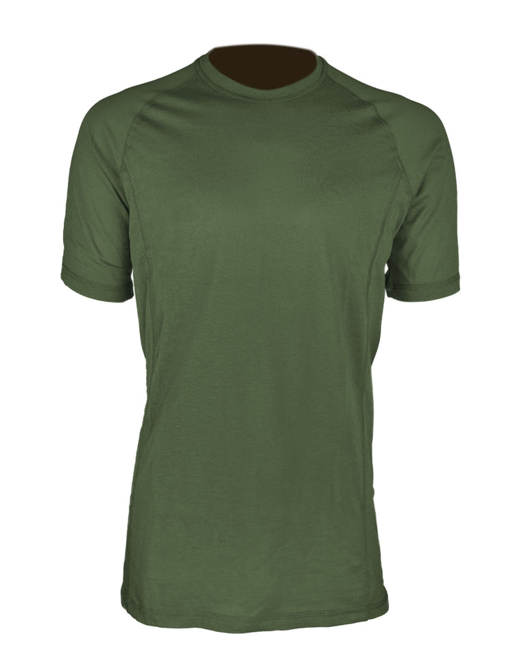 T-SHIRT MILITARE A MANICHE CORTE 100% COTONE OPENLAND