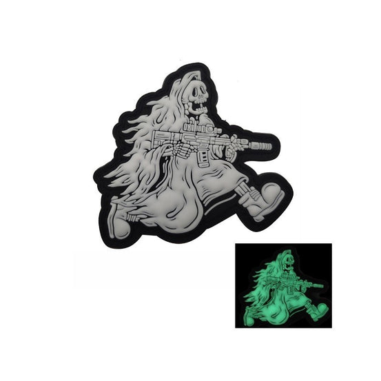 PATCH GOMMATA FLUORESCENTE "RUNNING DEATH"