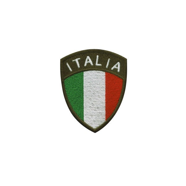 Patch Ricamata SCUDETTO ITALIANO colori vari Con Velcro