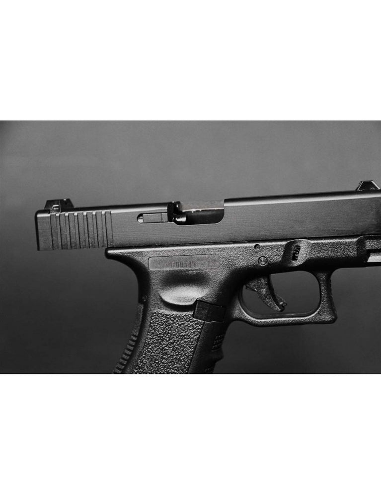 PISTOLA A GAS SCARRELLANTE GLOCK 17 NERA METAL SCARRELLANTE EVOLUTION AIRSOFT