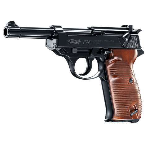 pistola P38 scarrellante Full Metal Co2 Cal.4.5 Pot.<7.5 Joule UMAREX