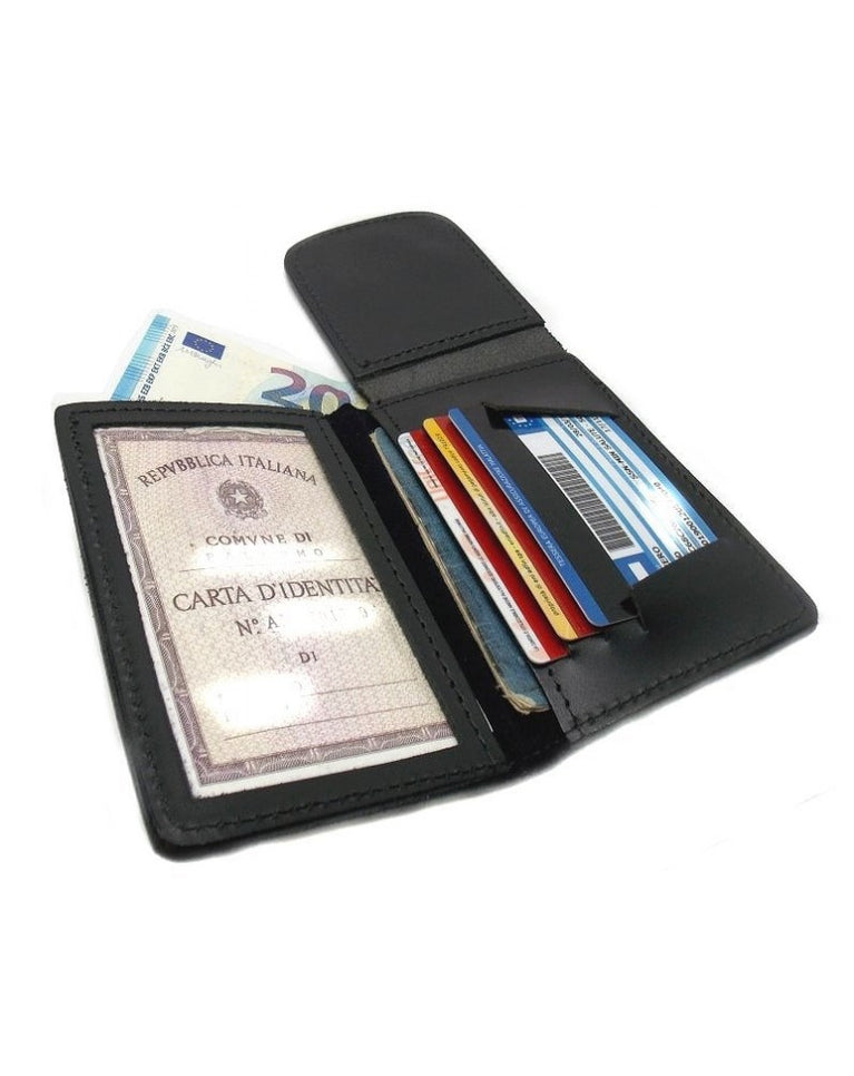 PORTAFOGLIO CON PLACCA A PATTELLA FISSA POLIZIA AMMINISTRATIVA VEGA HOLSTER POLIZIA AMMINISTRATIVA