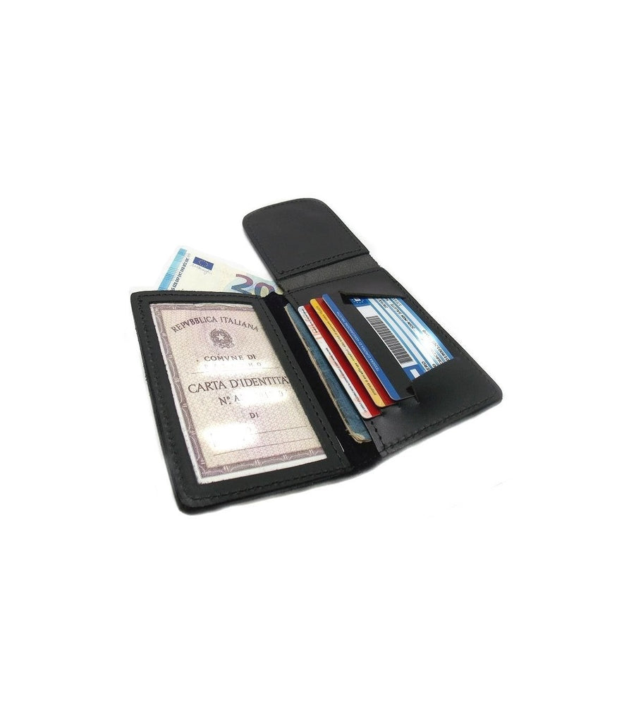 Portafoglio Forze Armate Con Placca Vega Holster